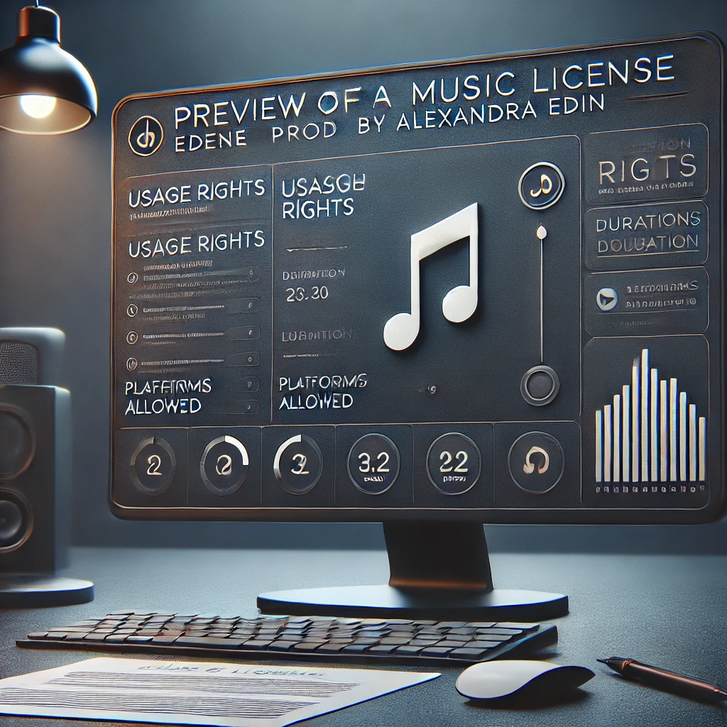 Aperçu de là licence.