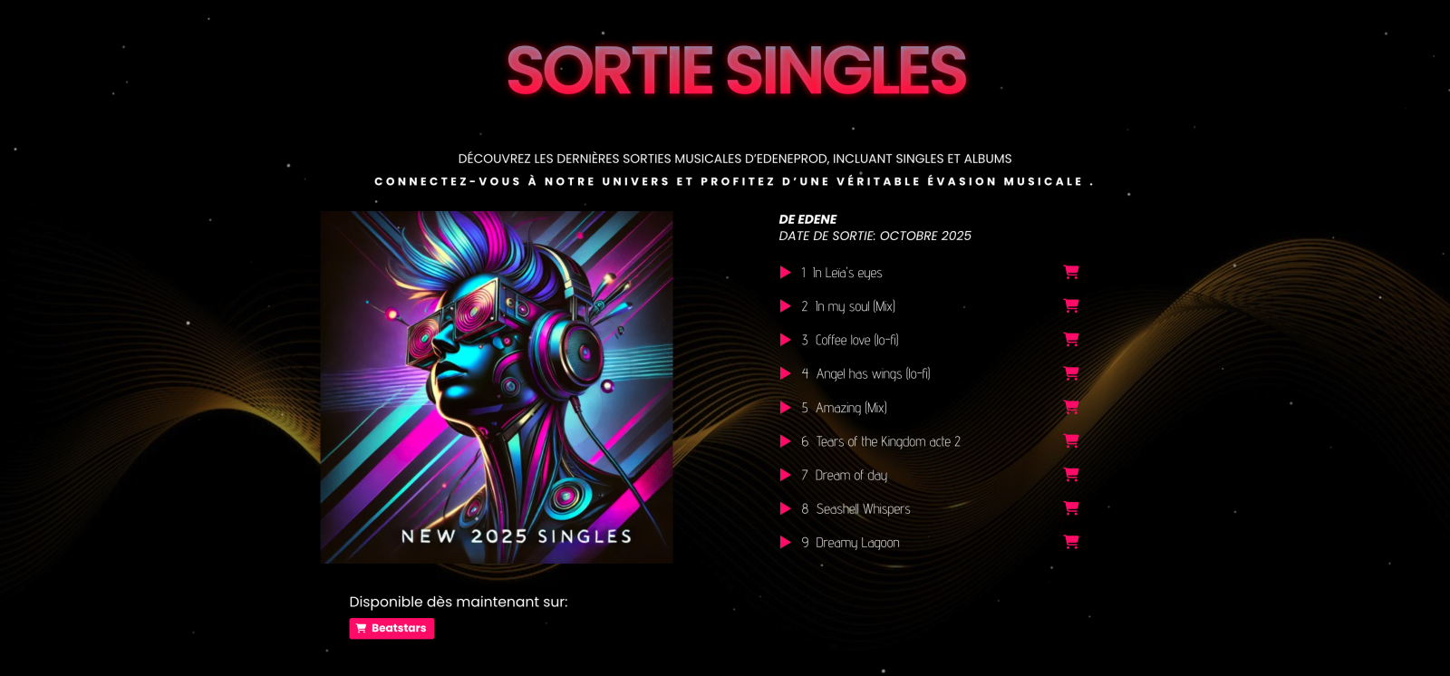 Changement de playlist EDENE PROD – De belles surprises musicales cette semaine