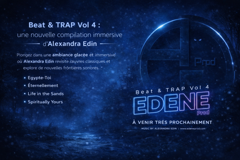 Beat & TRAP Vol 4 : la nouvelle compilation immersive d’Alexandra Edin (EDENE PROD)