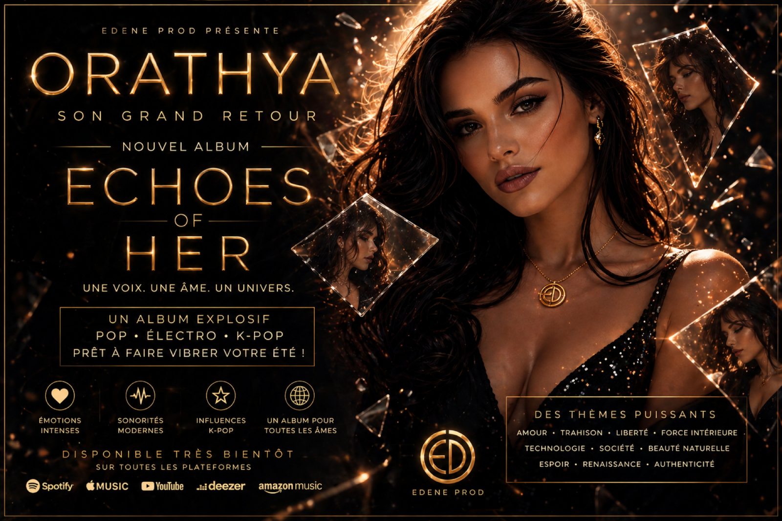 ORATHYA – “Echoes of Her” : un retour explosif entre pop, électro et émotion pure