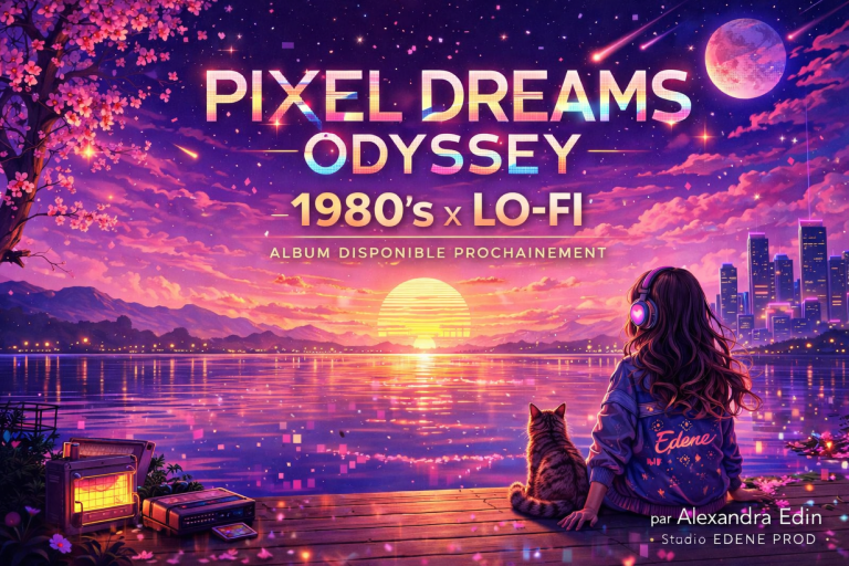 Pixel Dreams Odyssey – Le nouvel album lo-fi 80’s d’Alexandra Edin | EDENE PROD